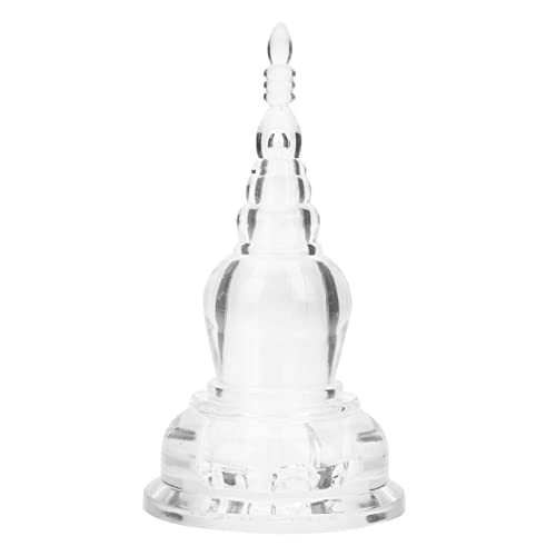 GARVALON Kristall-Stupa Home Decor wohnungseinrichtung Tempeldekoration wischtelgeschenk selig selge Tischdekoration dekorative Wohnaccessoires Kristalldekorationen Pagodendekoration Acryl von GARVALON