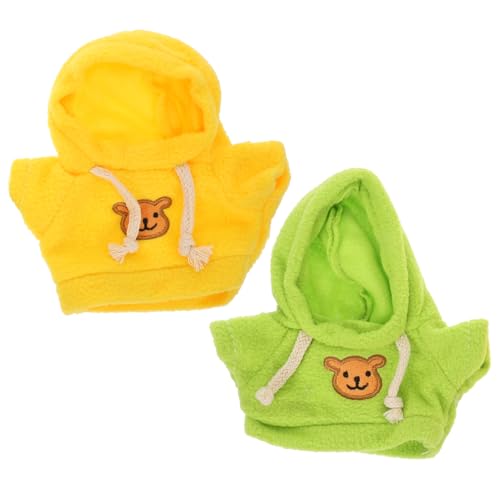 GARVALON Kuscheltier Bär Üsch Bär Outfit Bär Puppenkleidung Hoodie Set Und Zubehör Für Bärenpuppen Dress up Accessoires Für Üschtiere Puppen Kleidungen von GARVALON