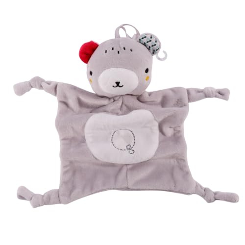 GARVALON Kuscheltuch Tiermotiv Bär 30cm | Beruhigungstuch Für Kleinkinder | Weiches Babysoothing Towel Für Jungen Und ädchen | Kuschelspielzeug Für Babies von GARVALON