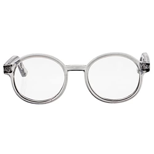 GARVALON Puppenbrille Dekorative Brillenrequisiten Brille Zum Anziehen Der Puppe Puppengläser Zum Basteln Puppen Für Puppenhaus Mini-puppenhauszubehör Miniatur-puppenhauszubehör Plastik von GARVALON