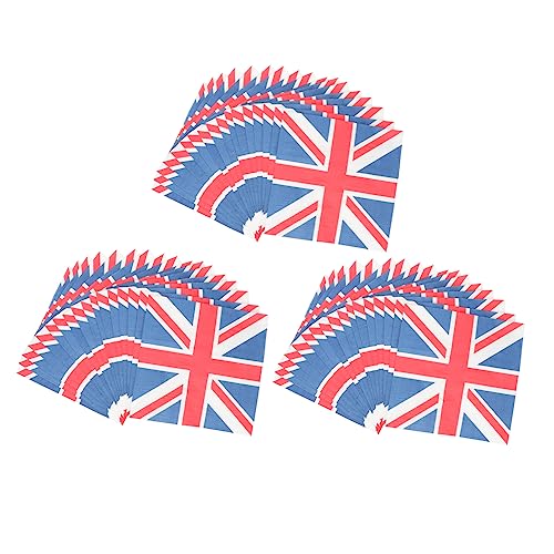 GARVALON Union Jack Partyservietten 3 Tüten Dekorative Seidenpapier Servietten Geschmeidig Und Ideal Für Festivals Britisches Design Perfekt Für Feiern von GARVALON