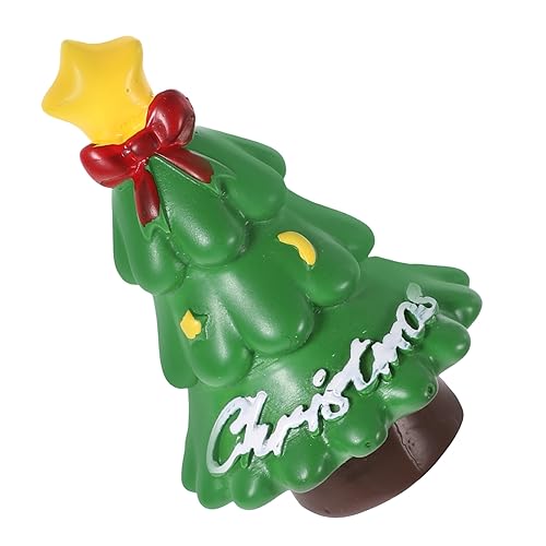 GARVALON Weihnachts Figuren weihnachtsfigur weihnachtsornamente weihnachtskerzen Christmass Tree Santa Harzornament schönes Miniaturmodell schöne Mini-Deko Mini-Weihnachtsdekoration Green von GARVALON