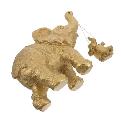 GARVALON Wiege Elefant Ornament Elefantenstatue Heim Elefanten Ornament Kinderzimmer Verzierung Elefantenfigur Elefanten Elefanten Ornamente Szene Layout Layout von GARVALON