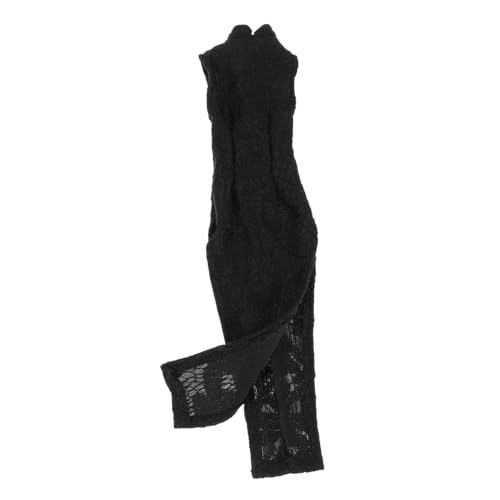 Puppe Cheongsam Kleidung kompakte Puppenkleidung austauschbare Puppenkleidung Puppen Kleidung puppenkleidung Set wiederverwendbares Puppenkleid zartes Puppenkostüm Stoff Black GARVALON von GARVALON