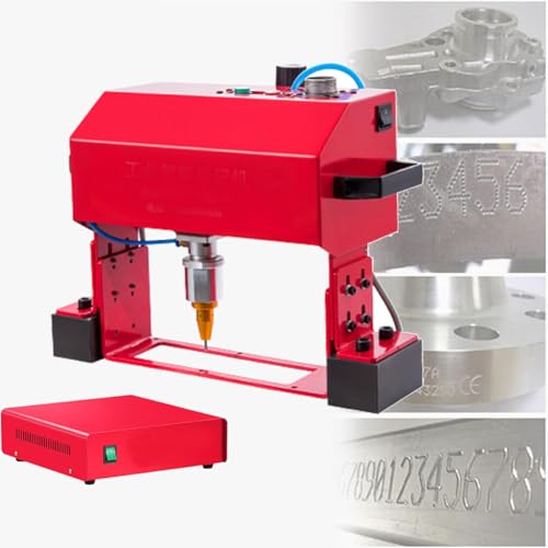GAYAYAS Tragbare Stiftdruckmaschine, Metallmarkierungs-Graviermaschine, Drucker für Metalletiketten, für Buchstaben, Seriennummern, VIN-Code und Fahrgestellnummer,TypeX GAYAYAS Tragbare Stiftdruckmaschine, Metallmarkierungs-Graviermaschine, Drucker für Metalletiketten, für Buchstaben, Seriennummern, VIN-Code und Fahrgestellnummer,TypeX von GAYAYAS