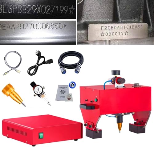 GAYAYAS Tragbare pneumatische Nadelpräger-Markierungsmaschine, Graviermaschine für Metallmarkierungsmaschinen, zum Erstellen von Buchstaben, Seriennummern, VIN-Codes und Nummern,TypeC GAYAYAS Tragbare pneumatische Nadelpräger-Markierungsmaschine, Graviermaschine für Metallmarkierungsmaschinen, zum Erstellen von Buchstaben, Seriennummern, VIN-Codes und Nummern,TypeC von GAYAYAS