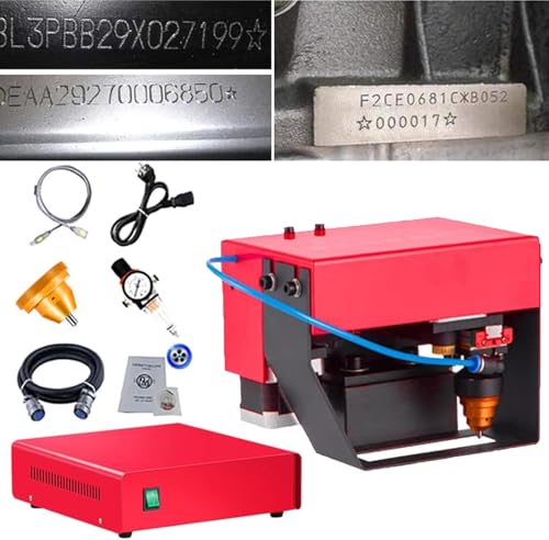 GAYAYAS Tragbare pneumatische Nadelpräger-Markierungsmaschine, Graviermaschine für Metallmarkierungsmaschinen, zum Erstellen von Buchstaben, Seriennummern, VIN-Codes und Nummern,TypeF GAYAYAS Tragbare pneumatische Nadelpräger-Markierungsmaschine, Graviermaschine für Metallmarkierungsmaschinen, zum Erstellen von Buchstaben, Seriennummern, VIN-Codes und Nummern,TypeF von GAYAYAS