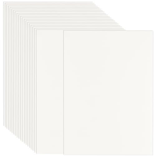 GBACHOOSE 100 Stück Kartonpapier A4, 250g/m² Papier A4 Elfenbein Papier, Dickes Papier 21 x 29,7 cm für Einladungen, Hochzeit, Menükarten, DIY-Karten von GBACHOOSE