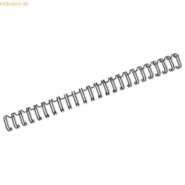 GBC Drahtbinderücken WireBind A5 Nr. 8 12,7mm VE=250 Stück schwarz von GBC