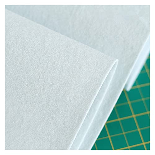 GBYUHAIJUN BüGelvlies Beidseitig Haftend,BüGelvlies Einzelseitige Klebstoff-Baumwoll-Batting-Creme-Interlining-Füller perfekt für Geldbeutel-Patchwork-Taschen Handwerk DIY-Projekte(300g 100x50cm) von GBYUHAIJUN