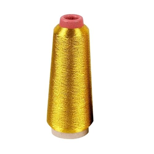 GBYUHAIJUN Kreuzstichfäden Bunte Stickerei Kreuzstich DIY Thread Metallic Garn gewebte Linie 3200M(Golden) von GBYUHAIJUN