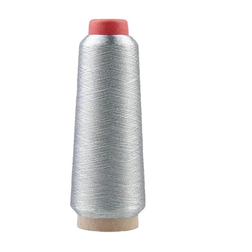 GBYUHAIJUN Kreuzstichfäden Bunte Stickerei Kreuzstich DIY Thread Metallic Garn gewebte Linie 3200M(Silvery) von GBYUHAIJUN