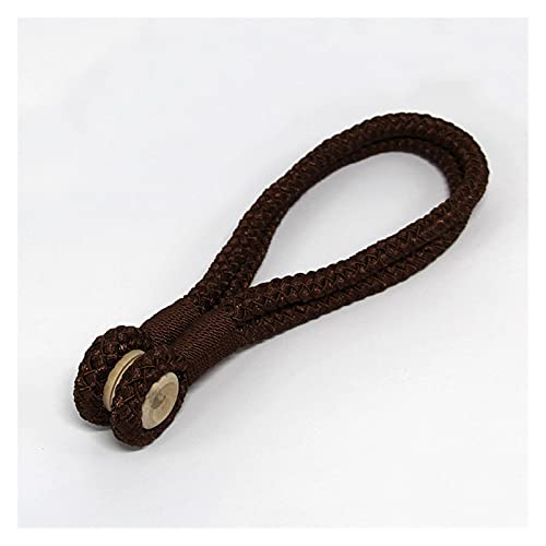 GBZIJIE Raffhalter für Vorhänge,Vorhang Raffhalter 4 stücke Magnetvorhang Holdückgang Vorhanghalter Clip Seilgurt Schnalle Raffbacks Reithalter Haltestelle Vorhang Raffback Zubehör(Brown) von GBZIJIE