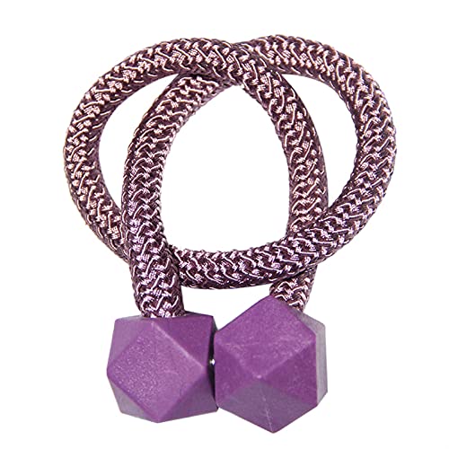 GBZIJIE Raffhalter für Vorhänge,Vorhang Raffhalter Magnetische Vorhang Schnalle Halter Vorhang Raffresse Hänge Multifazialisierung Ball Schnalle Krawatte Zurück Vorhangriemen Home Decoration(Purple) von GBZIJIE