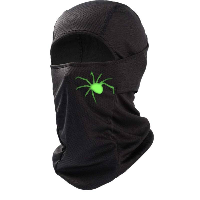 Grüne Spinne Leichte Balaclava Kopfbedeckung Ski Maske Kapuze von GCBalaclavas