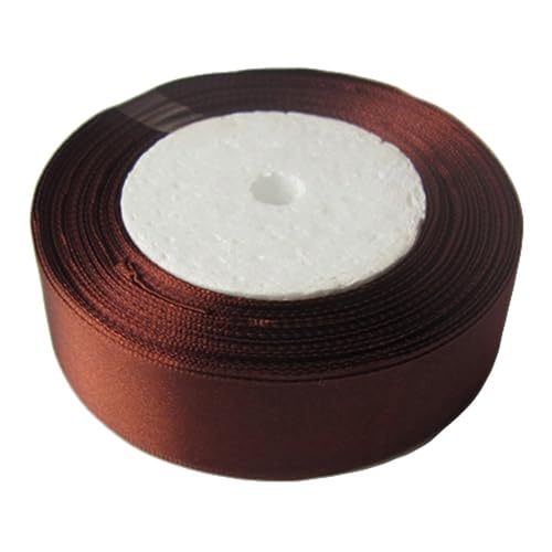 GCS LONDON Satinband viele Farben - 38mm breit - 5 Meter (braun) von GCS LONDON