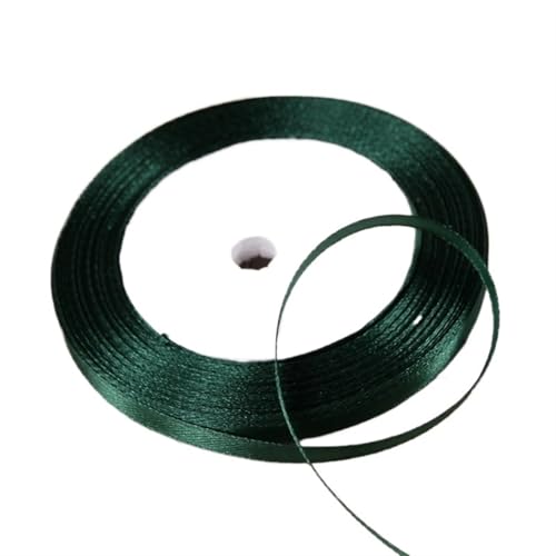 Bänder Zum Basteln 6mm Seidensatinbänder 22Meter/Rolle Hochzeitsstuhldekoration DIY Bastelbedarf Bänder(Dark Green,40mm Width) von GCYEIDMA