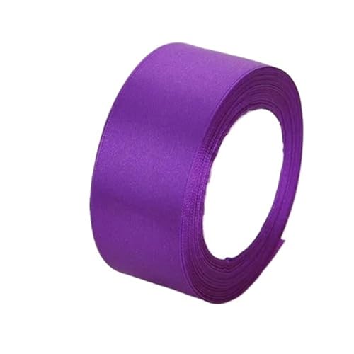 Bänder Zum Basteln Satinbänder for Basteln, Schleifen, handgefertigt, Geschenkverpackung, Weihnachten, Hochzeit, dekoratives Band(Dark Purple,50mm Wide) von GCYEIDMA