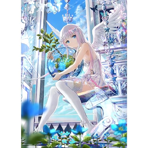 GDYEEH 5D Zeichentrickfilm Diamant Painting Pictures, DIY Anime Diamant Art Painting Kits, Mädchen Diamond Painting Set for Adults Anfänger, Mosaic Making, Diamond Painting for Home Decor 30x40cm von GDYEEH