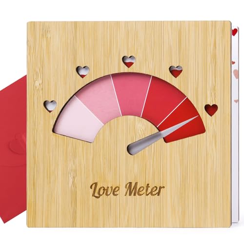 Liebeskarte mit Umschlag Valentinstag Karte Valentinskarte Faltkarte Grußkarte Ich liebe Dich Geschenke Klappkarte Jahrestag für Partner Frauen ihn und sie Liebesgrußkarten Liebesgeschenk von GEBETTER