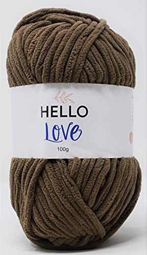 HELLO LOVE Garn, Mokka, 100g von Hello Love