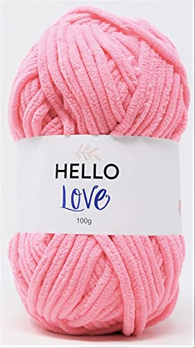 HELLO LOVE Garn, Soft Pink, 100 g von Hello Love