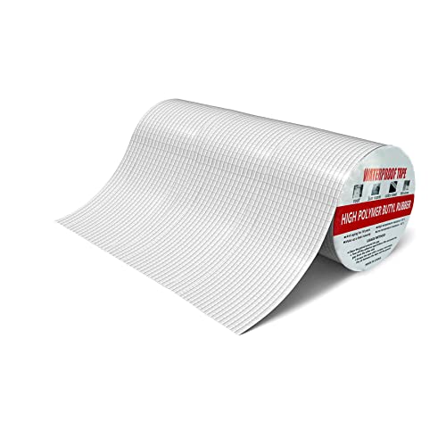 GEFONG Wasserdichter Butylkautschuk Klebeband aus Aluminiumfolie Länge 5m Breite 30cm Reparaturband für Rohr Dach Rinne für Kunststoff- und Metallreparaturen 1 Rolle von GEFONG