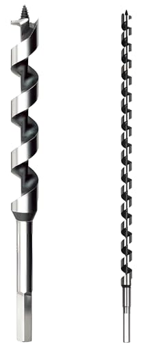 Schlangenbohrer, Holzbohrer, Holzspiralbohrer, Bohrer Typ Lewis, langer Balkenbohrer, Spiralbohrer (6 x 460 mm) von GEFRABO