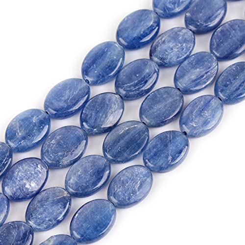 10x14mm Oval Blau Kyanite Edelstein Perlen Strang 15 Zoll, Schmuckherstellung Perlen von GEM-INSIDE CREATE YOUR OWN FASHION