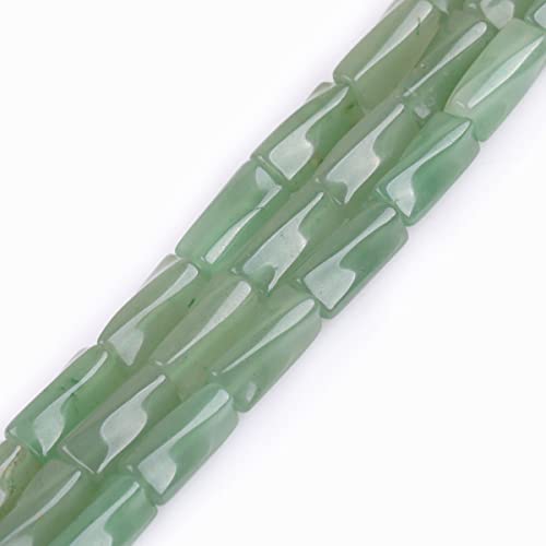 GEM-INSIDE CREATE YOUR OWN FASHION Sweet & Happy Girl's store 9x20mm Twist Spalte Edelstein Aventurin Jade Perlen Strang 15 Zoll Schmuckherstellung Perlen von GEM-INSIDE CREATE YOUR OWN FASHION