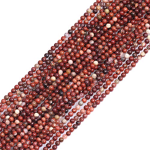 Sweet & Happy Girl'S Store 2mm Rund Mixed-Farbe Rot Jasper Rocailles Strand 15 Zoll Schmuckherstellung Perlen von GEM-INSIDE CREATE YOUR OWN FASHION