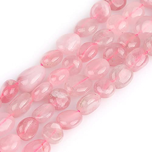 ? Sweet & Happy Girl'S Store 9x12mm Freeform Kartoffelform Edelstein Rosenquarz Perlen Strang 15 Zoll Schmuckherstellung Perlen von GEM-INSIDE CREATE YOUR OWN FASHION