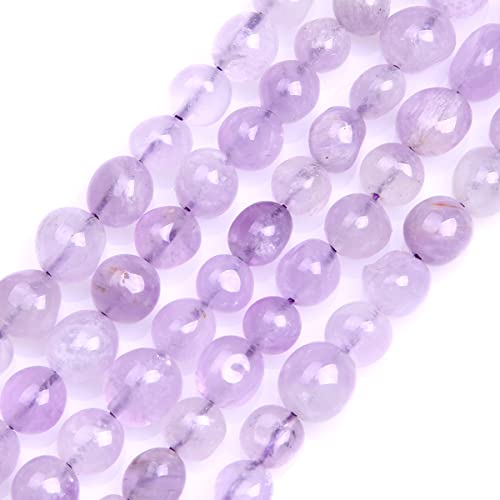 Sweet & Happy Girl'S Store6x8mm Freeform Kartoffelform Edelstein-Light Amethyst Perlen Strang 15 Zoll Schmuckherstellung Perlen von GEM-INSIDE CREATE YOUR OWN FASHION