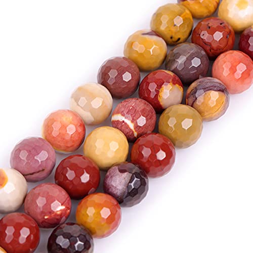 Sweet & Happy Girl's store 14mm runden facettierten Edelstein mookaite Jaspis Perlen Strang 15 Zoll Schmuckherstellung Perlen von GEM-INSIDE CREATE YOUR OWN FASHION