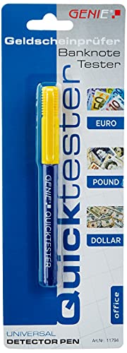 GENIE Quicktester Geldscheinprüfstift (unkomplizierter Schutz vor Falschgeld), 1 Stück von GENIE