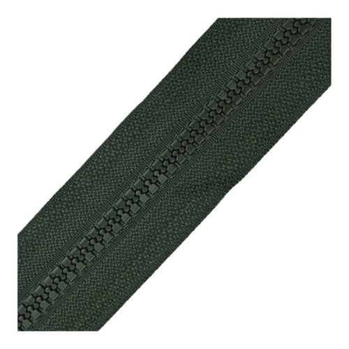 GENODA 3 x 40-120 cm Harz-Spiralreißverschlüsse für Schneiderarbeiten, Nähen, Handwerk, Nylon-Reißverschlüsse, Großpackung, 24 Farben, für Mäntel, Kleidung, DIY (Armeegrün, 40 cm) von GENODA