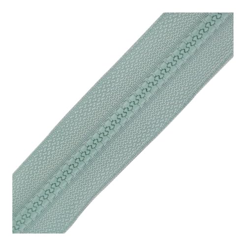 GENODA 3 x 40-120 cm Harz-Spiralreißverschlüsse für Schneiderarbeiten, Nähen, Handwerk, Nylon-Reißverschlüsse, Großpackung, 24 Farben, für Mäntel, Kleidung, DIY (mintgrün, 50 cm) von GENODA