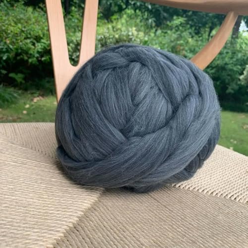 GENPICONG 1000g DIY grobe Wolle Handstrickdecke Armstrickdecke Kunstwolle super grobe Wolldecke Linie Merino grob von GENPICONG