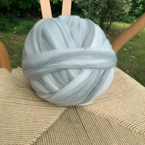 GENPICONG 1000g DIY grobe Wolle Handstrickdecke Armstrickdecke Kunstwolle super grobe Wolldecke Linie Merino grob von GENPICONG