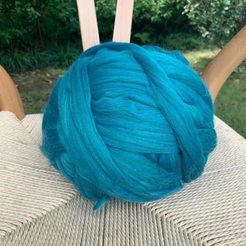 GENPICONG 1000g DIY grobe Wolle Handstrickdecke Armstrickdecke Kunstwolle super grobe Wolldecke Linie Merino grob von GENPICONG