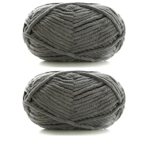 GENPICONG 2 stücke * 50g Dicke Samt Garn Handgemachte DIY Stricken Garn Wolle Linie Schal Hut Weiche Chenille Garn Stricken WOL von GENPICONG