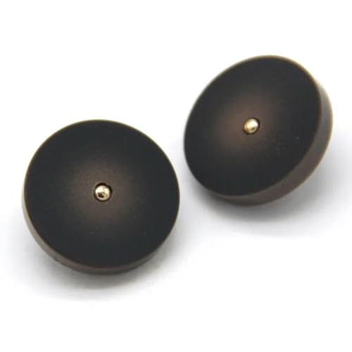 GENPICONG 30mm Runde Horn Metall Schaft Harz Knöpfe Für Nähen Frauen Jacke Mantel Handgemachte Große Dekorative Accessoires von GENPICONG