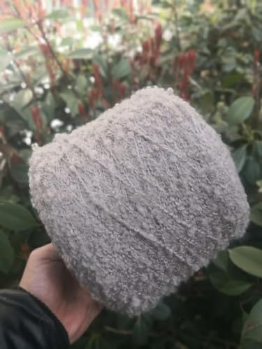 GENPICONG 500 g Mohair-Seidenwolle-Garn zum Stricken, dünnes Angora-Häkelgarn, weiches DIY-Pullover-Schal-Schal-Puffy-Line-Lanas von GENPICONG