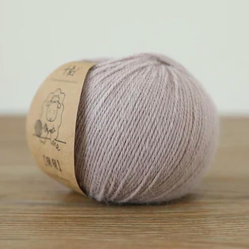 GENPICONG 50g 175M 100% Alpaka Wolle Garn für Hand Stricken Baby Wolle Weichen Pullover Schal Hut Häkeln von GENPICONG