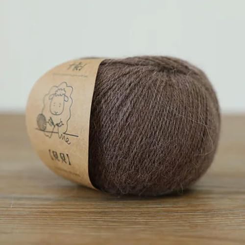 GENPICONG 50g 175M 100% Alpaka Wolle Garn für Hand Stricken Baby Wolle Weichen Pullover Schal Hut Häkeln von GENPICONG