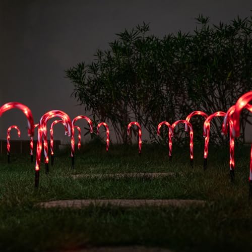 GENTRAX LED Weihnachtsdeko für draußen und innen Weihnachten Deko für Balkon, Party Wegeleuchte 20 Stück von GENTRAX