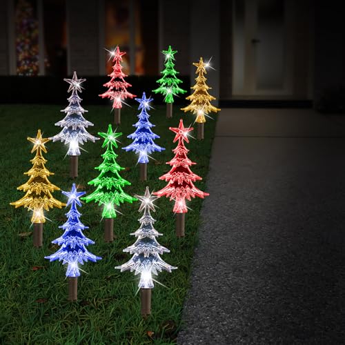 GENTRAX Lichterkette, Wegleuchte, Mini-Baum, 20 Stück, mehrfarbige LEDs von GENTRAX