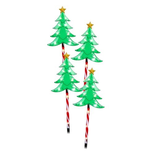 GENTRAX Lichterkette Lichterbaum Candy Pole Stakes 4pc 40 LEDs von GENTRAX