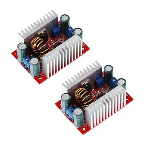 2 Stück 400W DC-DC Step-up-Boost-Wandler, Step Up Wandler, Step Up Converter, Boost-Modul - Spannungswandler Konstantstrom-Netzteilmodul LED-Treiber von GERUI