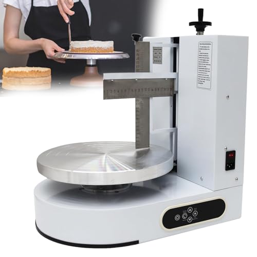 GESAIDES Kuchendekorationsmaschine, Maschine zum Verteilen und Schmieren von Kuchencreme, Geräuscharme Maschine zum Glasieren von Kuchen von GESAIDES